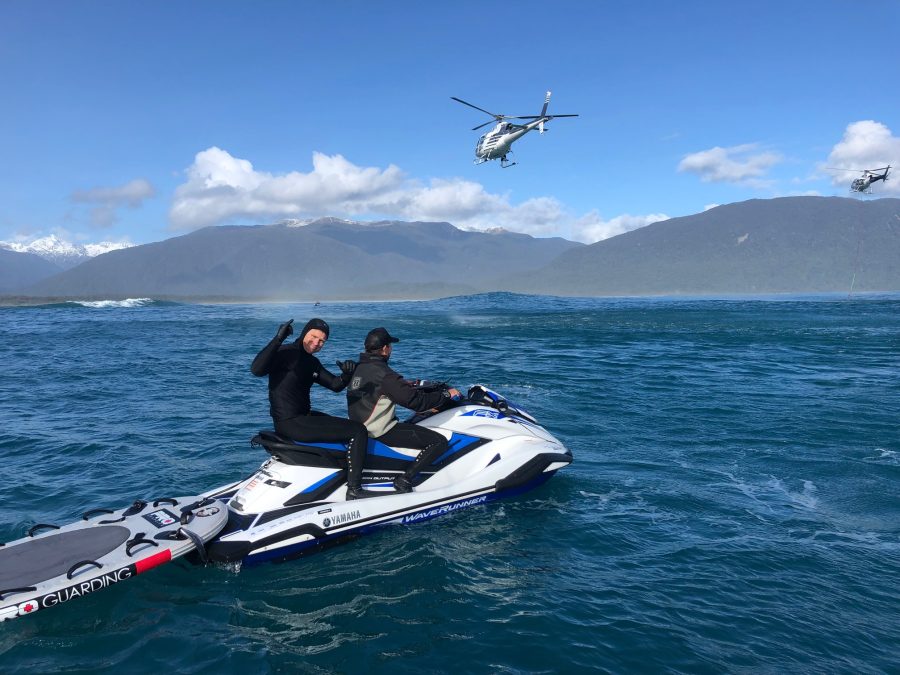 Sweeping over the open water—capturing dynamic ocean footage from the sky with the stability and range only a helicopter can provide.
